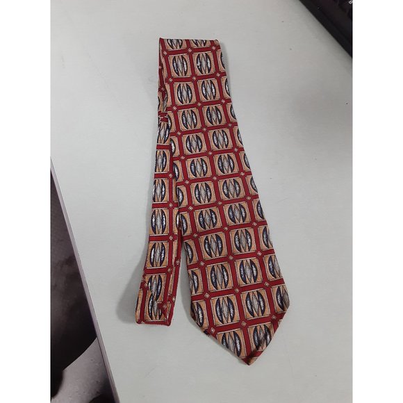 Ferrell Reed for Nordstrom 100 % Silk Printed in Italy Made by Hand in America - Picture 1 of 5